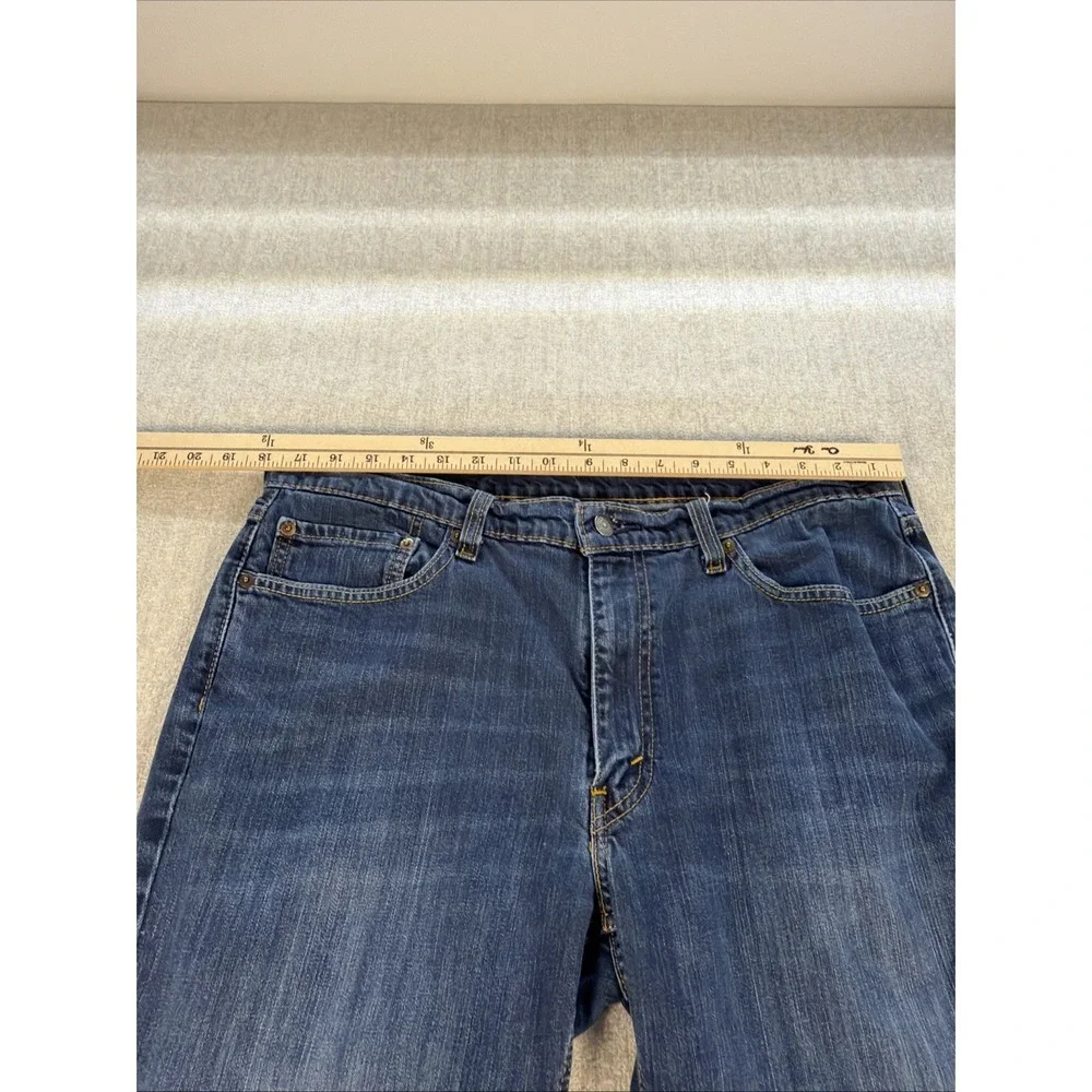 Levi's 541 Athletic Taper Jeans Mens 36x30 Blue Medium Wash Stretch Denim